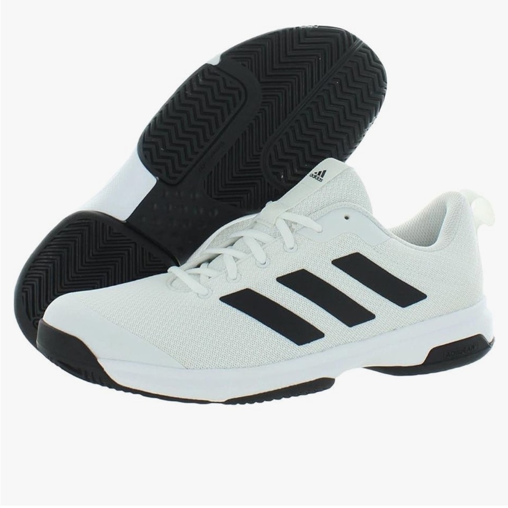 NWOT Adidas Game Spec white & black sneaker athletic tennis shoe FX3651 Size 9 - Picture 4 of 17